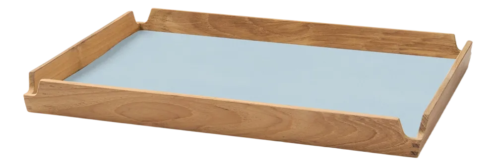 Lind DNA Dienblad Square M Airy Nupo Soft Sky / Teak Online