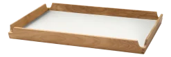 Lind DNA Dienblad Square M Airy Nupo Pure White / Teak Best
