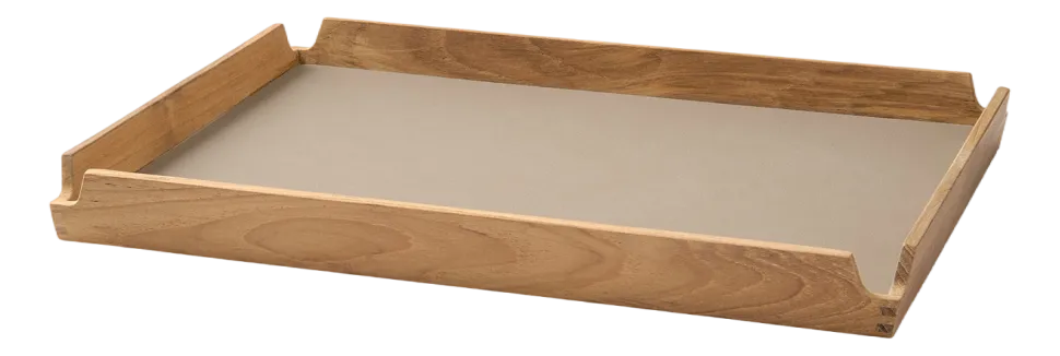 Dienblad Lind DNA Square M Airy Nupo Clay Brown / Teak