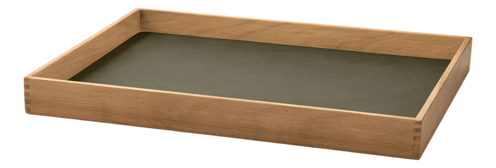 Lind DNA Dienblad Square M Even Nupo Army Green / Teak Clearance