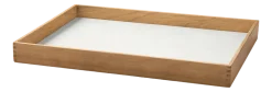 Dienblad Lind DNA Square M Even Nupo Pure White / Teak
