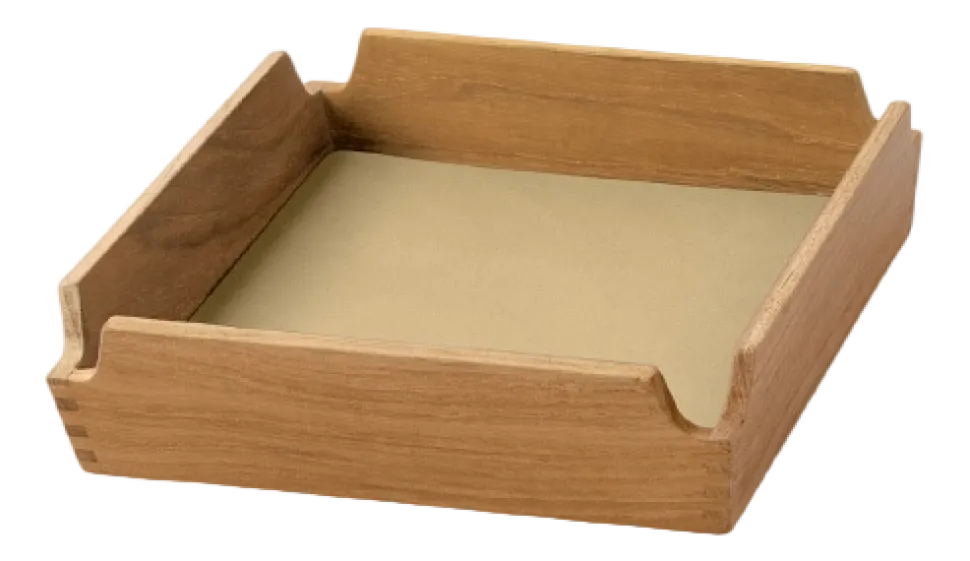 Dienblad Lind DNA Square Mini Airy Nupo Khaki
