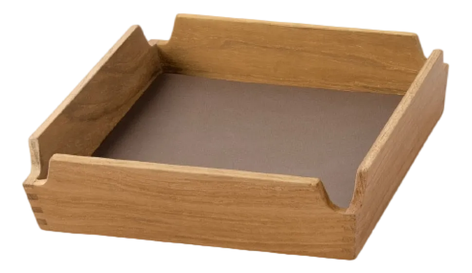 Dienblad Lind DNA Square Mini Airy Nupo Truffle