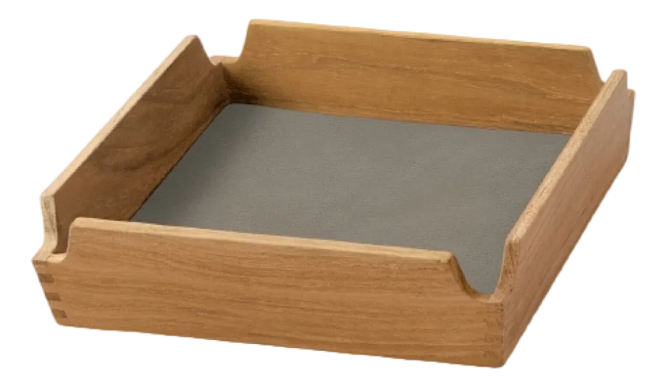 Dienblad Lind DNA Square Mini Airy Nupo Flint Grey