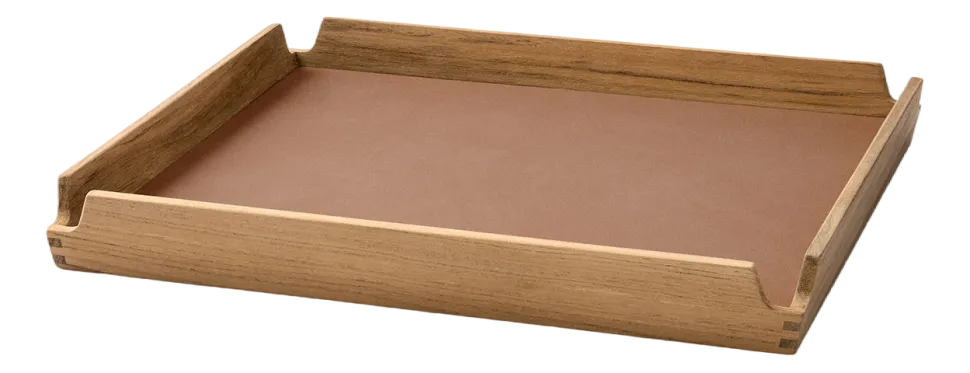 Dienblad Lind DNA Square S Airy Nupo Old Rose / Teak