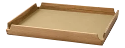 Dienblad Lind DNA Square S Airy Nupo Khaki / Teak