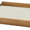 Lind DNA Dienblad Square S Airy Nupo Linen / Teak Best
