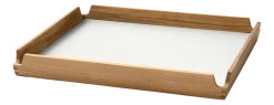 Dienblad Lind DNA Square S Airy Nupo Pure White / Teak