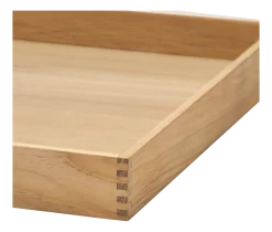 Lind DNA Dienblad Square S Even Nupo Linen / Teak New