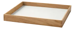 Lind DNA Dienblad Square S Even Nupo Pure White / Teak Outlet