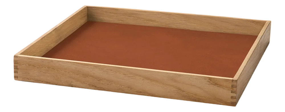 Lind DNA Dienblad Square S Even Nupo Rust / Teak Hot