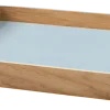 Lind DNA Dienblad Square S Even Nupo Soft Sky / Teak Discount