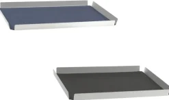 Dienblad Lind DNA Tray Square M Nupo Dark Blue Nupo Black