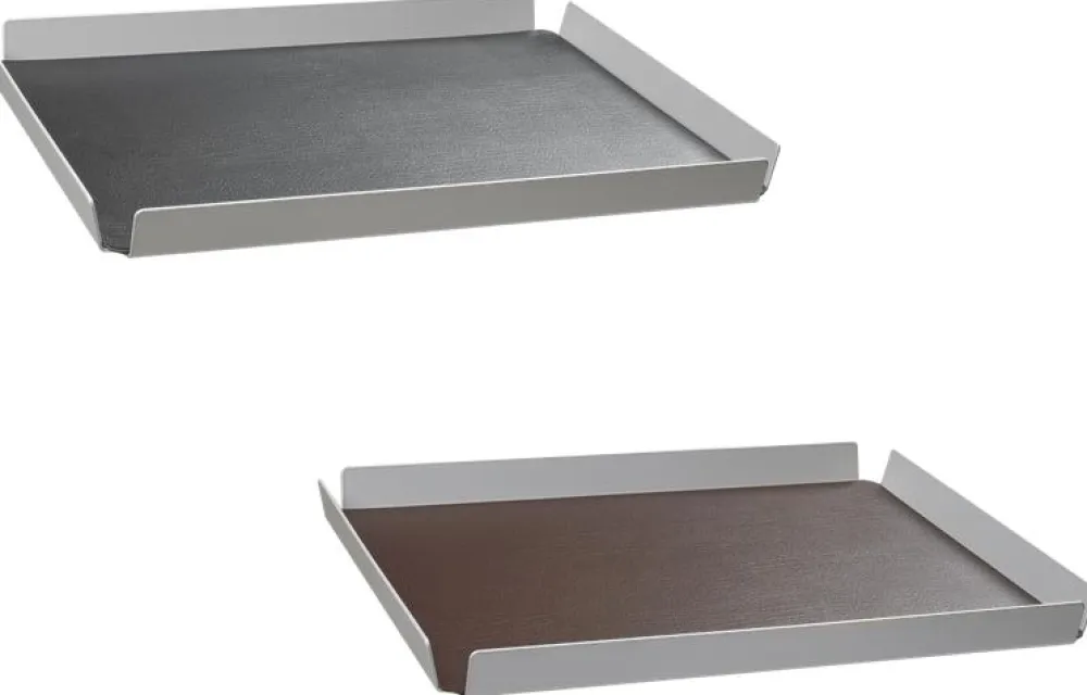 Lind DNA Dienblad Tray Square M Bull Black Bull Brown Alu Ant. Hot