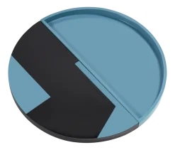 Dienblad Serax Black Blue Endo Blue (60 x 60 x 3 cm)
