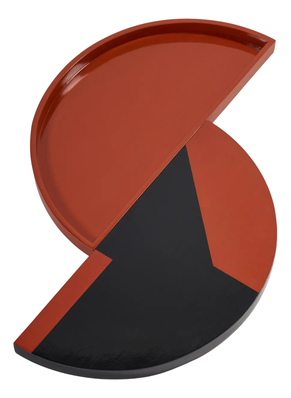 Dienblad Serax Black Red Endo Red (60 x 60 x 3 cm)