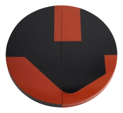 Dienblad Serax Black Red Endo Red (60 x 60 x 3 cm)