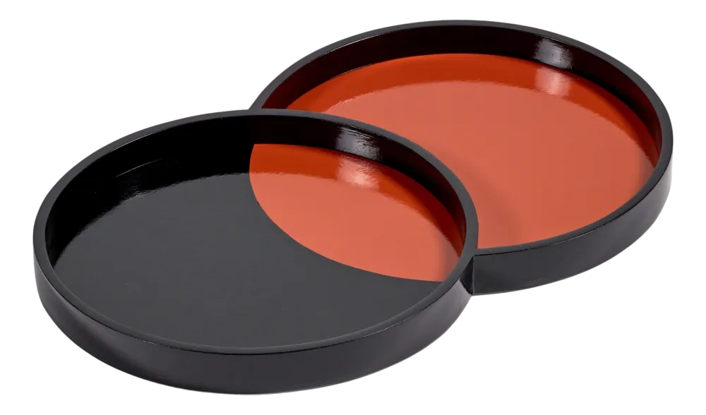 Serax Dienblad Black Red Yo-Yo Red (48 x 30 x 3 cm) New