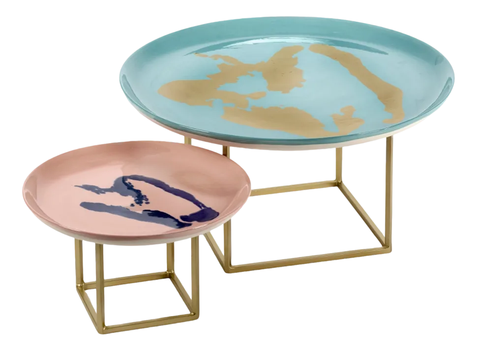 Dienblad Serax Feast Kitchen & Table By Ottolenghi Gold S 14 x 14 x 10 cm