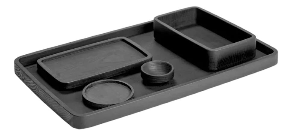 Dienblad Serax Passe-Partout Kitchen & Table By Vincent Black S 20 x 12 x 1,7 cm