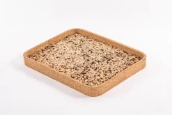 Dienblad Ziczac Querco Coal 42 x 32,5 cm
