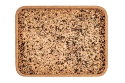 Dienblad Ziczac Querco Coal 42 x 32,5 cm