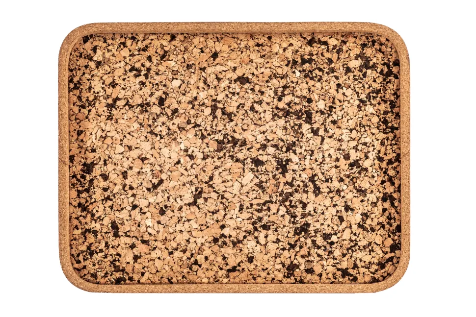 Dienblad Ziczac Querco Coal 42 x 32,5 cm