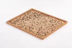 Dienblad Ziczac Querco Coal 46 x 36 cm