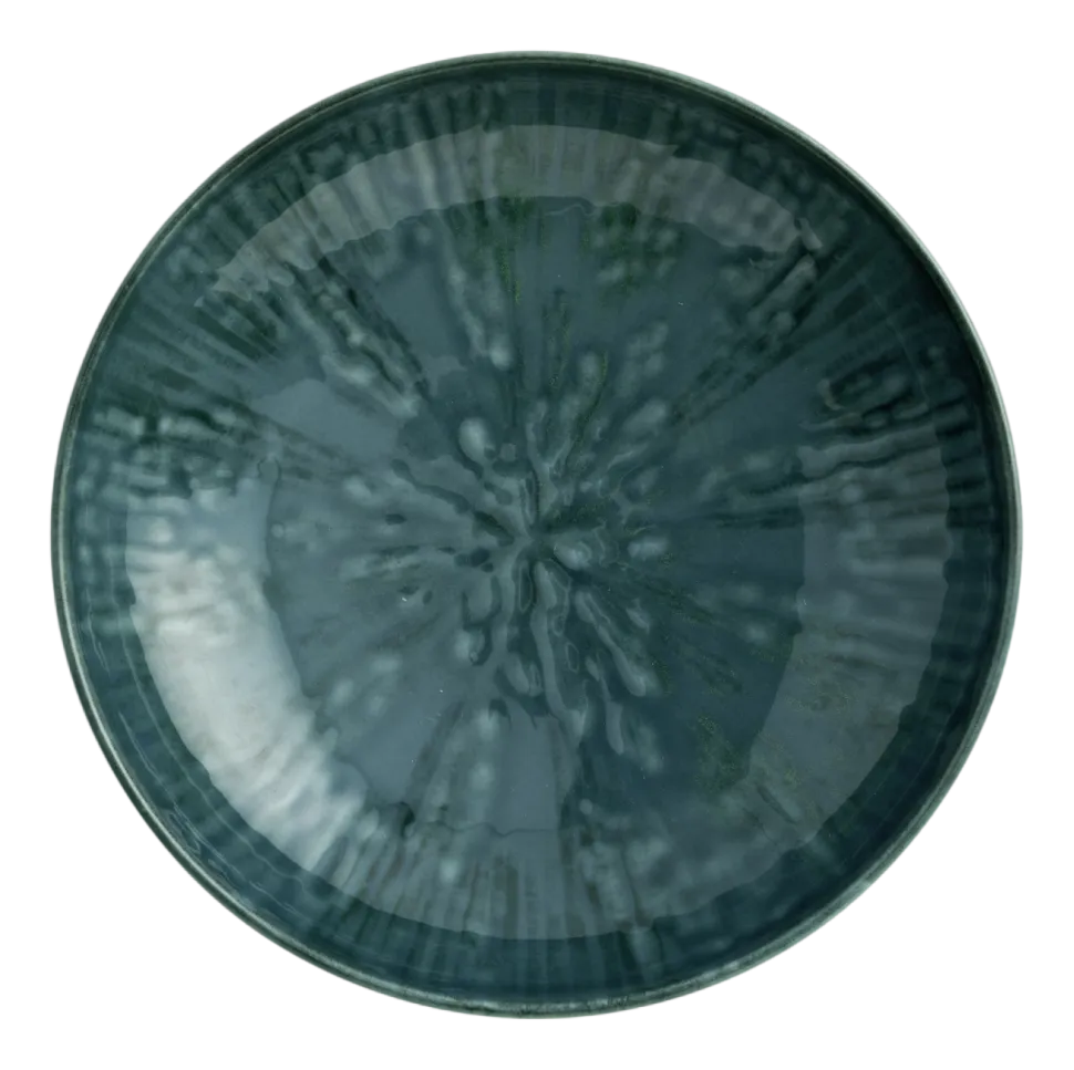 Diep Bord Arthur Krupp Porcelain Fusion Blue 22 cm