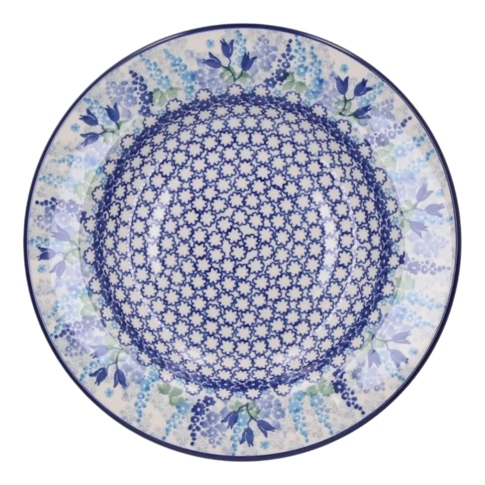 Bunzlau Castle Diep Bord Blue Garden 23,5 cm Outlet