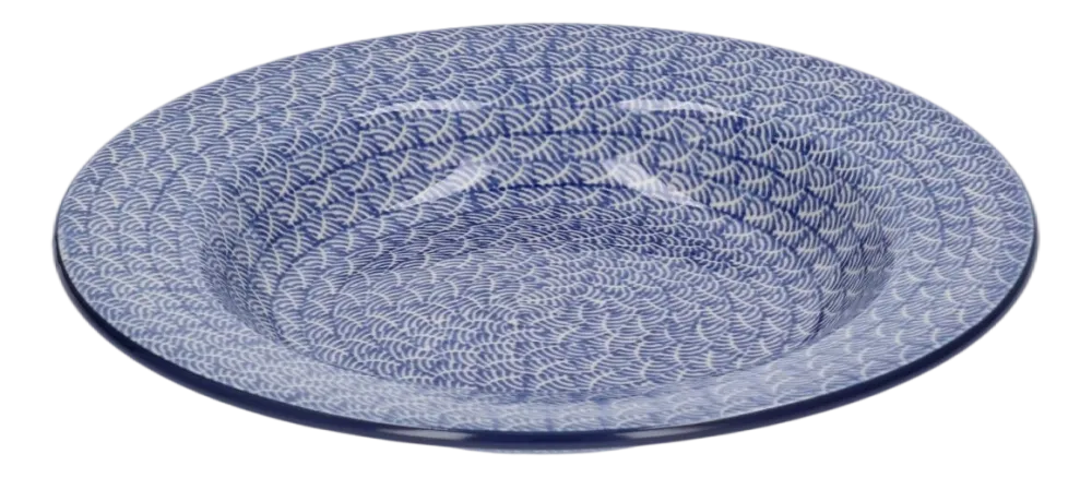 Bunzlau Castle Diep Bord Waves 23,5 cm