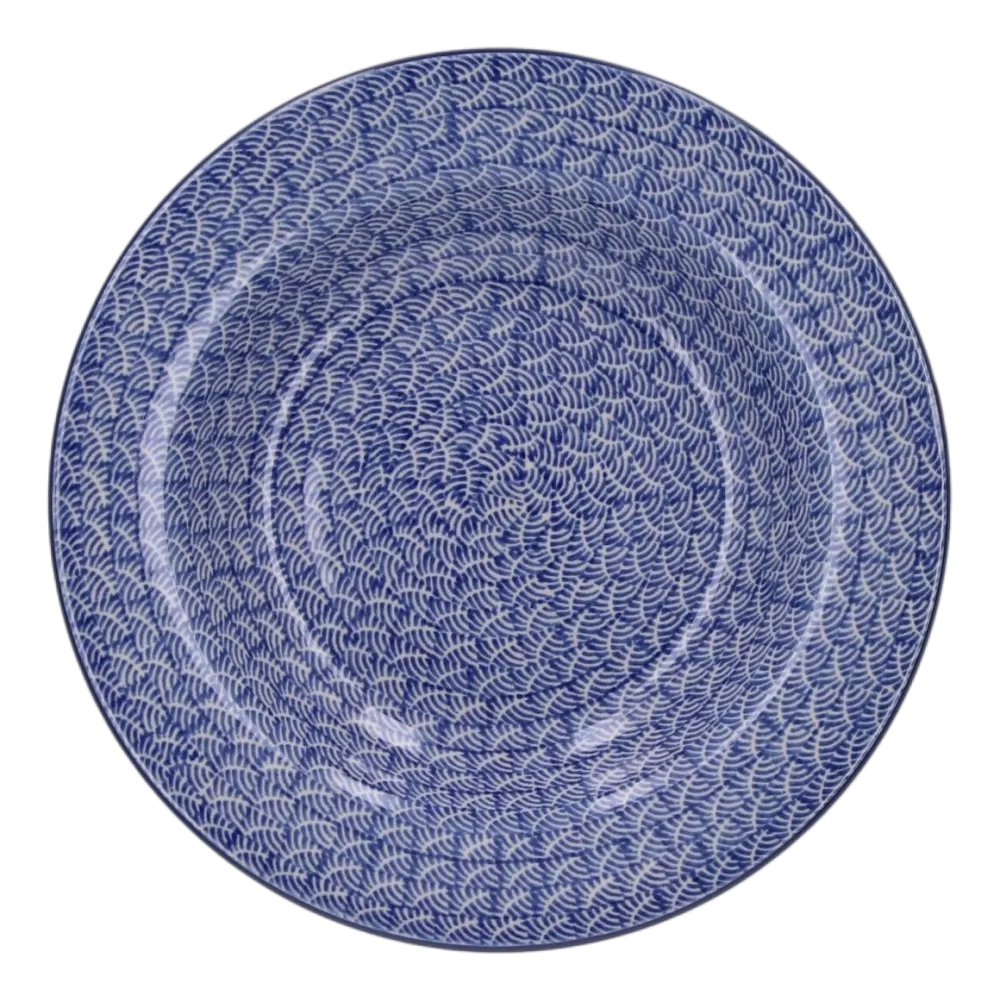 Bunzlau Castle Diep Bord Waves 23,5 cm