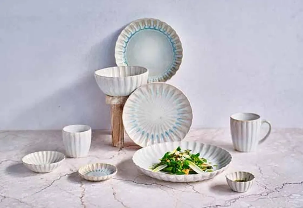 Cosy & Trendy Diep Bord Astera Pure 21,7 cm (Set van 2) Clearance