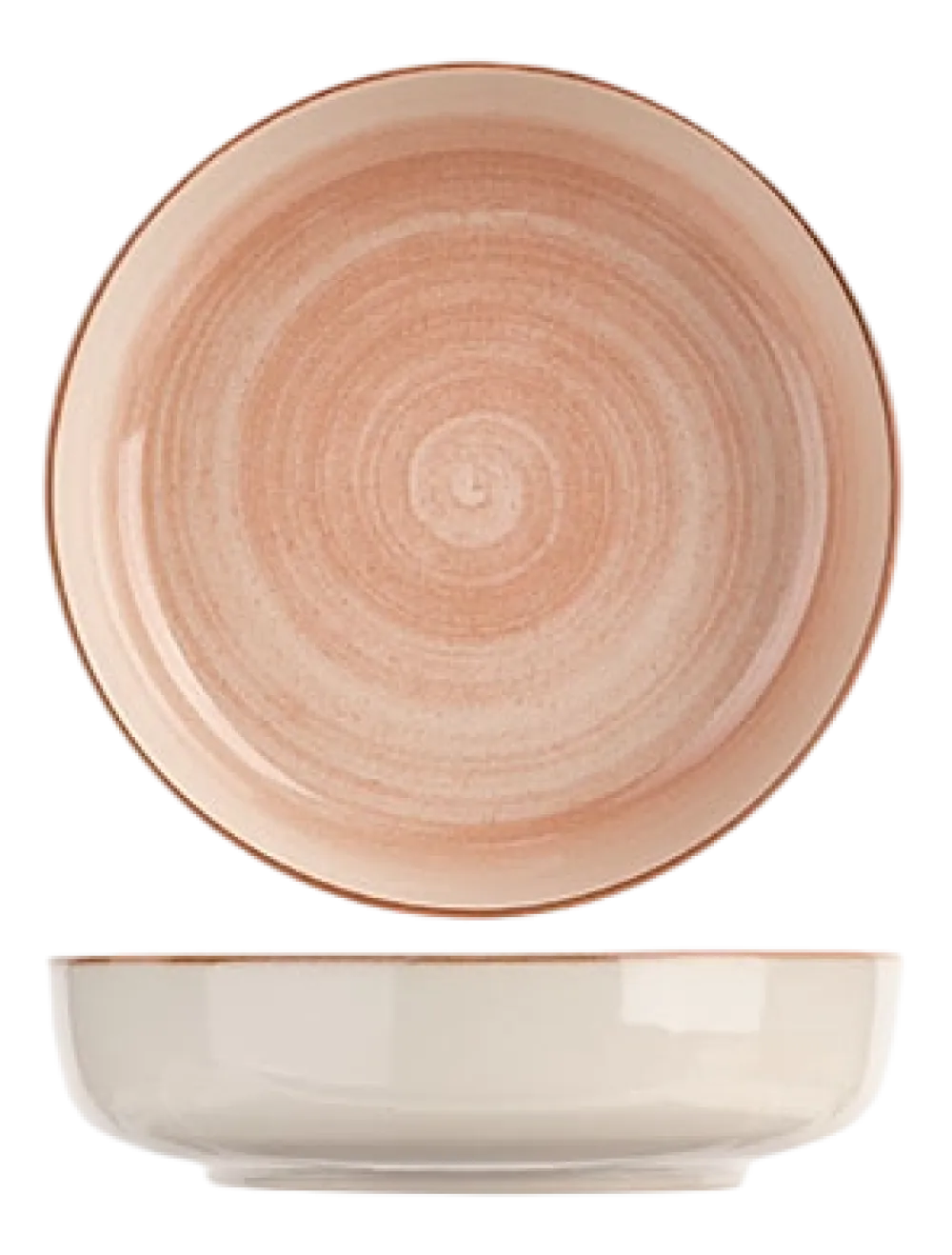 Cosy & Trendy Diep Bord Baltic Peach 18,5 cm (Set van 6) Best
