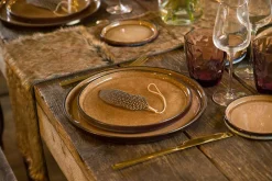 Diep Bord Cosy & Trendy Quintana Amber 19,5 cm (Set van 3)