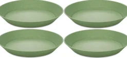 Koziol Diep Bord Bio-Circulair Connect Nature Leaf Green 24 cm (4-Delig) Discount