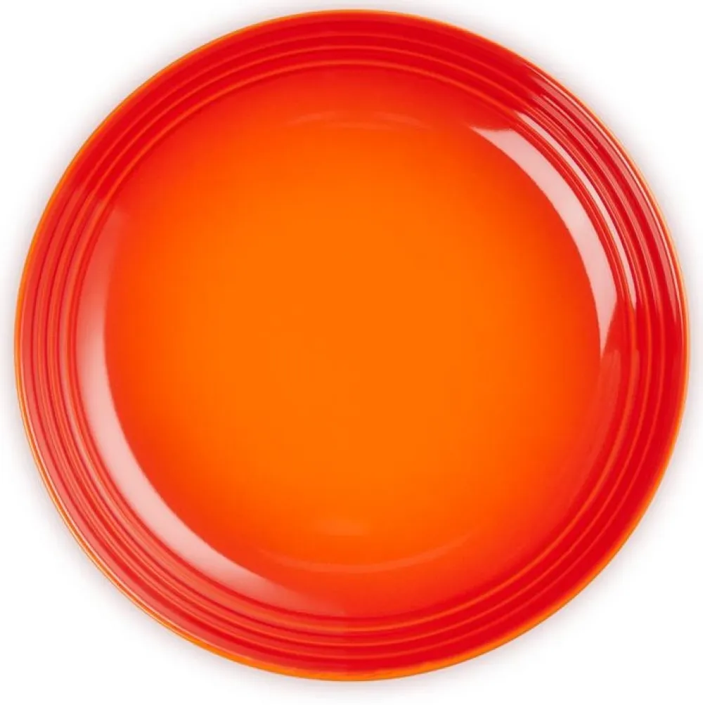 Le Creuset Diep Bord Oranjerood 22 cm (4-Delig) Outlet