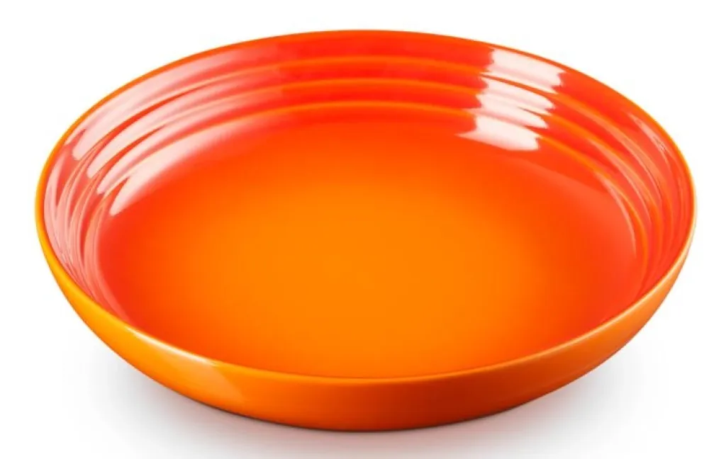 Le Creuset Diep Bord Oranjerood 22 cm (4-Delig) Outlet