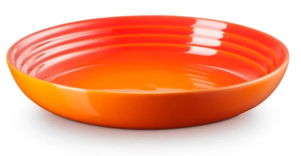 Le Creuset Diep Bord Oranjerood 22 cm (4-Delig) Outlet