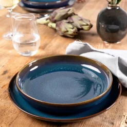 Diep Bord Like by Villeroy & Boch Crafted Denim 21,5 cm (Set van 6)
