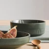 Marc O'Polo Diep Bord Moments Olive Green 21,5 cm (Set van 4) Clearance