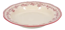 Salt & Pepper Diep Bord Cyril Burgundy Ivory / Burgundy 23 cm (Set van 4) New