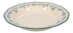 Diep Bord Salt & Pepper Cyril Green Ivory / Green 23 cm (Set van 4)