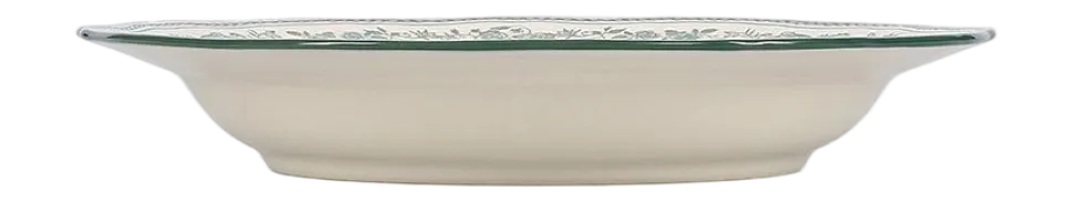 Diep Bord Salt & Pepper Cyril Green Ivory / Green 23 cm (Set van 4)