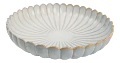 Diep Bord Salt & Pepper Lotus White 24 cm (Set van 4)