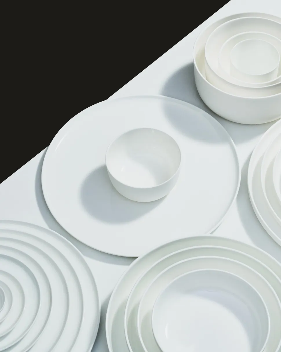 Diep Bord Serax Base tableware by Piet Boon White 24 cm