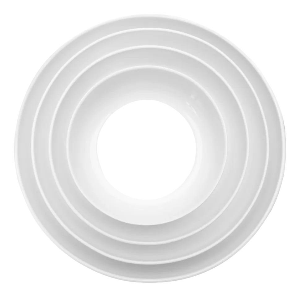Diep Bord Serax Base tableware by Piet Boon White 24 cm