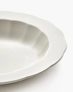 Serax Diep Bord High L White Silhouette 27 cm Hot