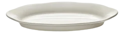 Serax Diep Bord High Oval S White Silhouette 19 cm Best