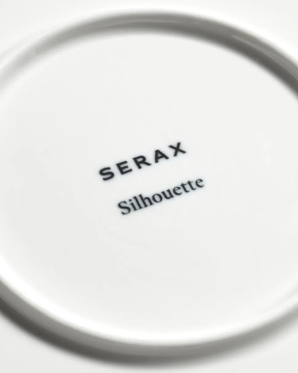 Diep Bord Serax High S White Silhouette 22 cm
